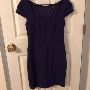 Royal Blue Cap Sleeve Formal Dress